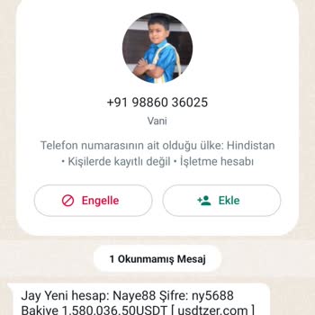 Usdtzer.com WhatsApp Güvenlik Açığından Kaynaklı Şüpheli Mesaj Endişesi