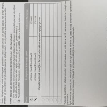 Anadolu Hayat Emeklilik Bireysel Emeklilik Sözleşmesi İptali İle İlgili Süreç