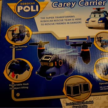 D&R Poli Robocar Kargo Uçağı 83361