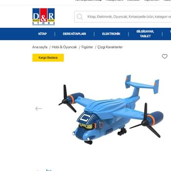 D&R Poli Robocar Kargo Uçağı 83361