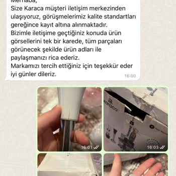 Karaca Züccaciye Karaca'nın Garantili Ürünü Rezil Etmesi Yardımcı Olmaması