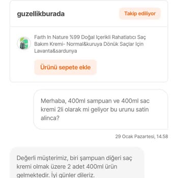 Guzellikburada.com Güzellik Burada Eksik Ürün Gönderip Temin Etmiyor