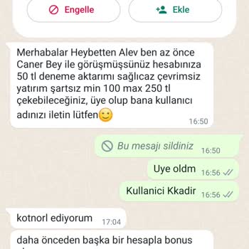 Heybet Bu Siteye Üyelik Oluşturmayın