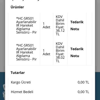 Robotistan Eksik Gönderdiği Ürünü Yollamıyor