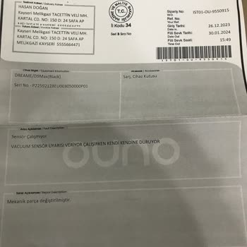 Ouno Service Ouno Yetkili Serviste Tamire Gidip Daha Da Bozulup Gelen Robot Süpürge