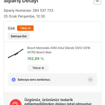 Hepsiburada Ürünümü Son Dakika İptal Etti