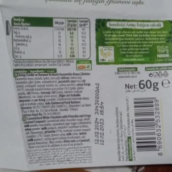 Nestle Damak Çikolata Beyazlaşma Sorunu