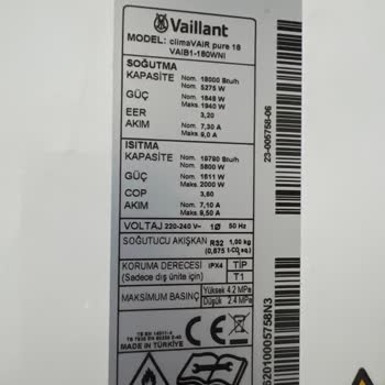 Vaillant Klima Sıcak Üflemiyor
