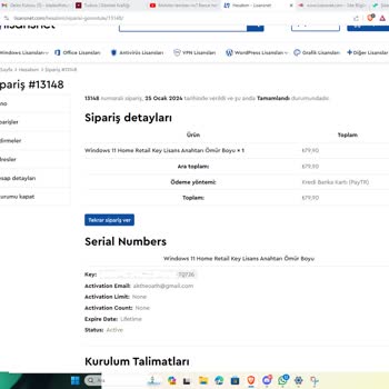 Lisansnet Kullanılmış Ürün Kodu Satışı