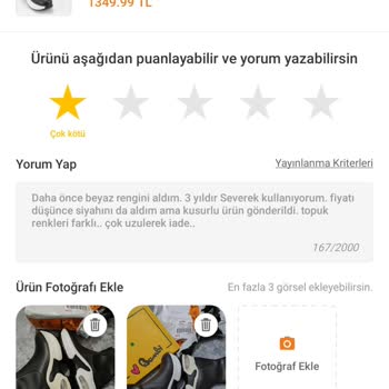 Bambi Ayakkabı Bambi'nin Sürekli Defolu Ürün Yollaması