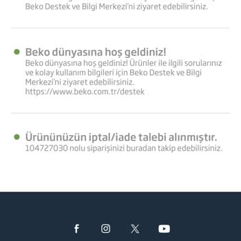 Beko Online Ürünümün İadesini Yapmıyor!