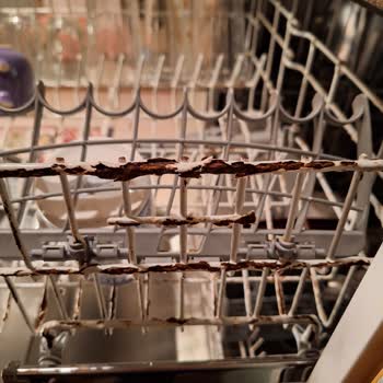 Arçelik 6231 Bulaşık Makinesinin Alt Ve Üst Raflarının Paslanması