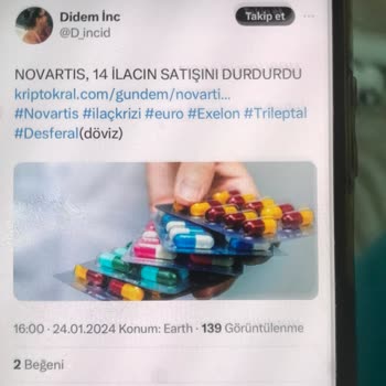 Novartis İlaç Üretiminin Durması