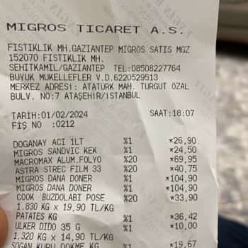 Migros Markalı Küflenmiş Ürün