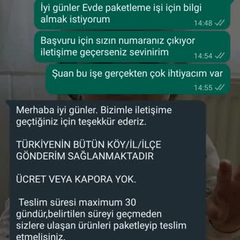 Yıldız Paketleme Önlem Amaçlı Bildirim
