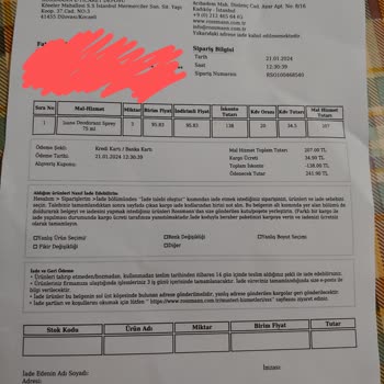Rossmann Farklı Ürün Gönderimi Yapıyor