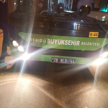 Denizli Büyükşehir Belediyesi 20BLD44 Plakalı Otobüs Şoförü