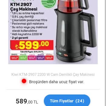 A101 Katalogda Görünen Çay Makinesinin Mağazalara Gelmemesi