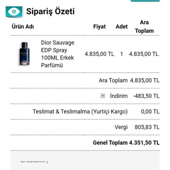 Sevil Parfümeri Fiyat Artışı Yardım