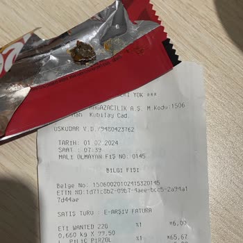 Eti Gıda Eti Wanted Yabancı Cisim