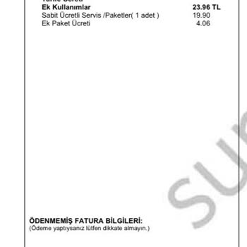Vodafone Habersiz Ücret Değişikliği