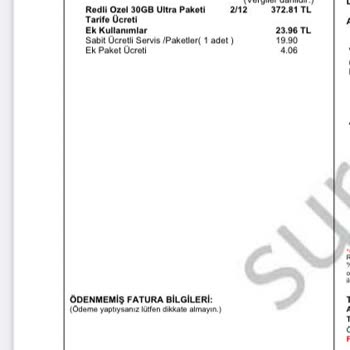 Vodafone Habersiz Ücret Değişikliği