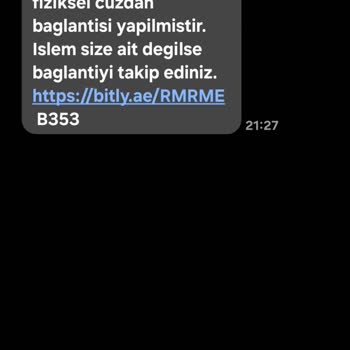 AGDHANIMLAR  Sahte Mesaj ve Link