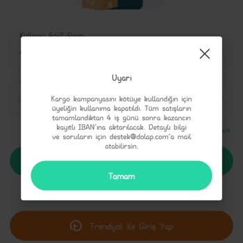 Dolap'ta Sorun Yaşama