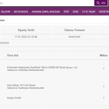 Sefamerve Sipariş İptalinde Yaşanan Mağduriyet
