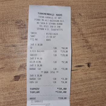 Mado Bayat Kalitesiz Ürün