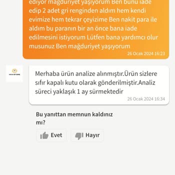 Trendyol İade Ettiğim Karaca Caysever Çaycının Para İadesini İstiyorum