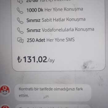 Vodafone Online Red20 Tarifesi