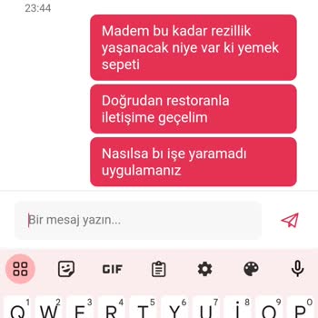 Yemeksepeti Yanlış Sipariş Hayal Kırıklığı
