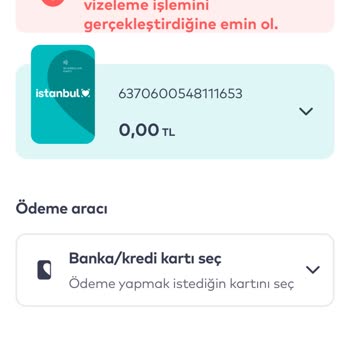 BELBİM (İstanbulkart) Bu Kartın Abonmanlık Hakkı Bitmiş Uyarısı