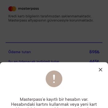 Frink Masterpass Hatası Yüzünden Üyelik Alınamıyor