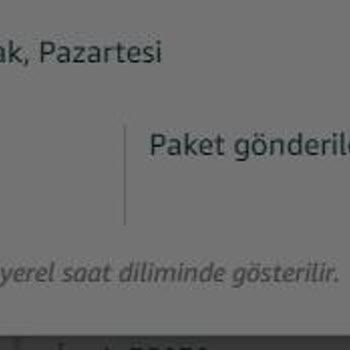 Amazon Ürünün Depoda Kargolanmadan Bekletilmesi
