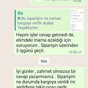 Petegonder.com 5 Gündür Ürünüm Gelmedi Ve İletişim Kurulamıyor!