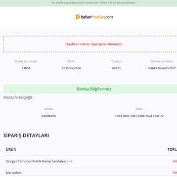 Baharfırsatlari.com Baharfirsatlari.com Sitesi Fake