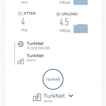 TurkNet Taahhüt Ettiği Hızı Ve Kaliteyi Sağlamıyor.