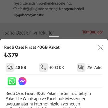Vodafone Red Fahiş Fiyat