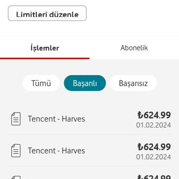 Tencent Games Türkiye Vodafone Tencent Games Tarafından Haberim Olmadan Yaşadığım Mağduriyet