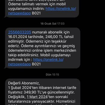 Netspeed Haksız Fiyat Artışı Denetlenmeme Rahatlığı