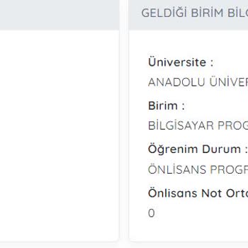 Anadolu Üniversitesi AÖF Kayıt/Ders Ekle Sil Sorunu
