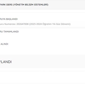 Anadolu Üniversitesi AÖF Kayıt/Ders Ekle Sil Sorunu