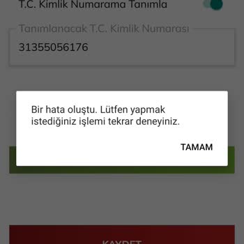 Passolig T. C. Tanımlama Hatası