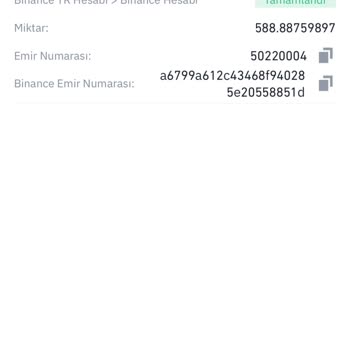 Binance TR TR Hesabımdan Globale Para Aktardım Geçmedi