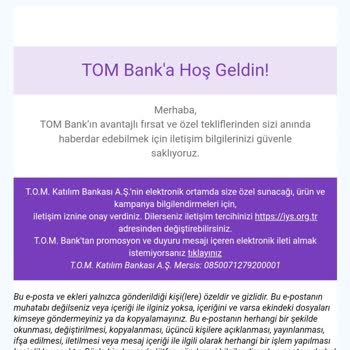 Tombank Bilgim Dışı
