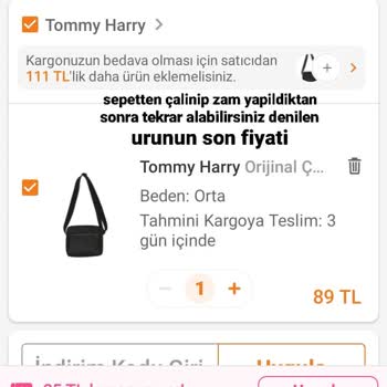 Trendyol Satıcı Siparişi İptal Ediyor