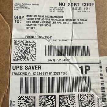 UPS Farklı Kişinin Kargosunu Bana Teslim Etti