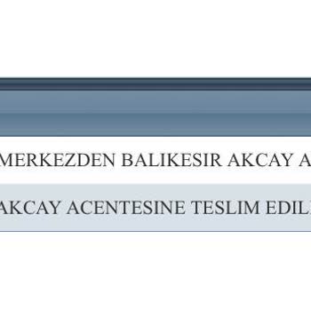 Akçay Kuryenet Kargosundan Şikayetçiyim